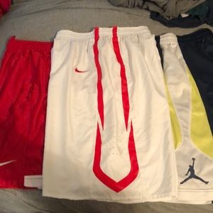 3 pair men’s basketball shorts, size M